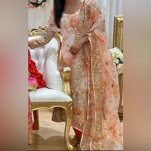 Floral 3 piece Anarkali